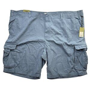 Goodfellow Mens Cargo Shorts Big & Tall Size 58W 11" Inseam Outdoor Blue NEW